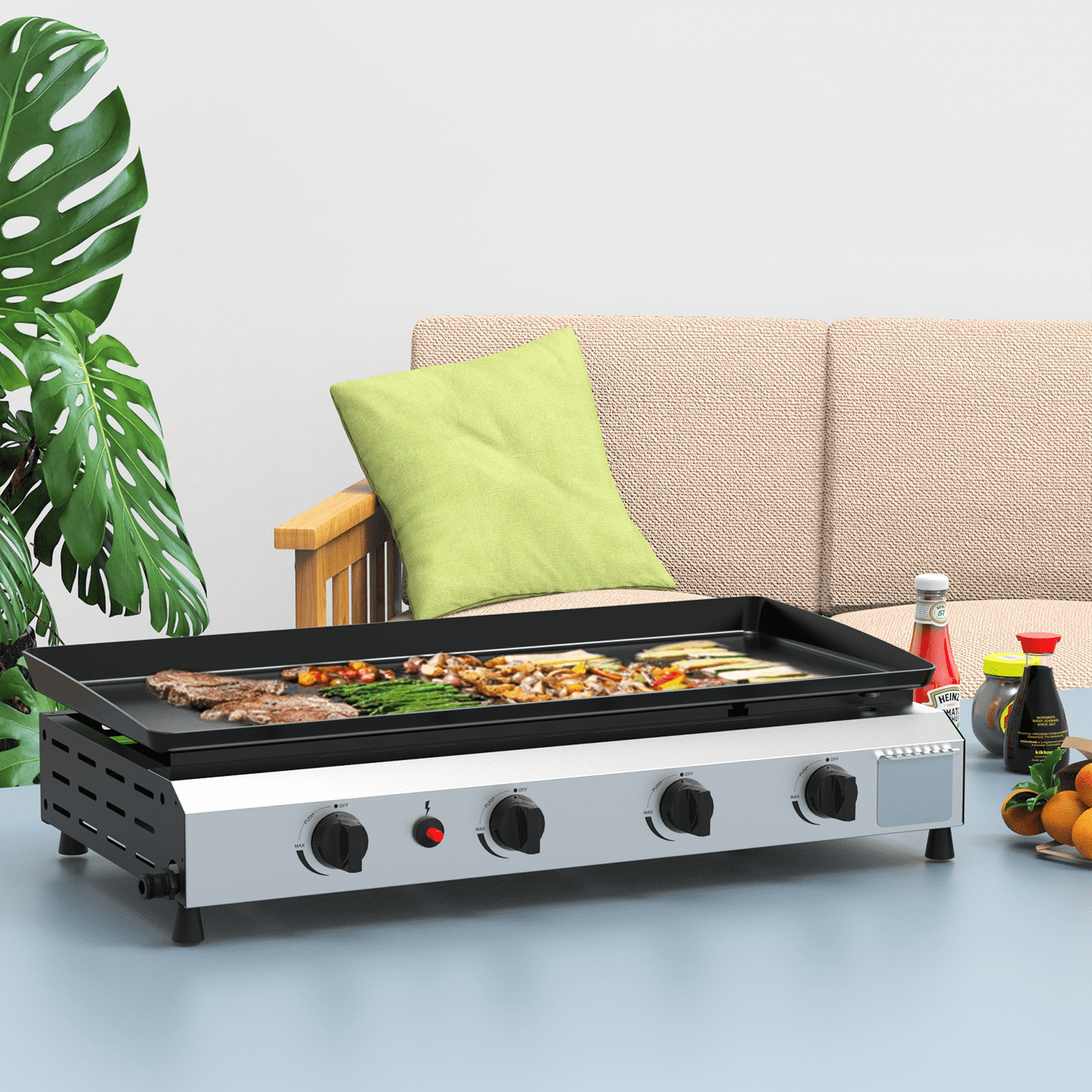 Outdoor Propane Griddle