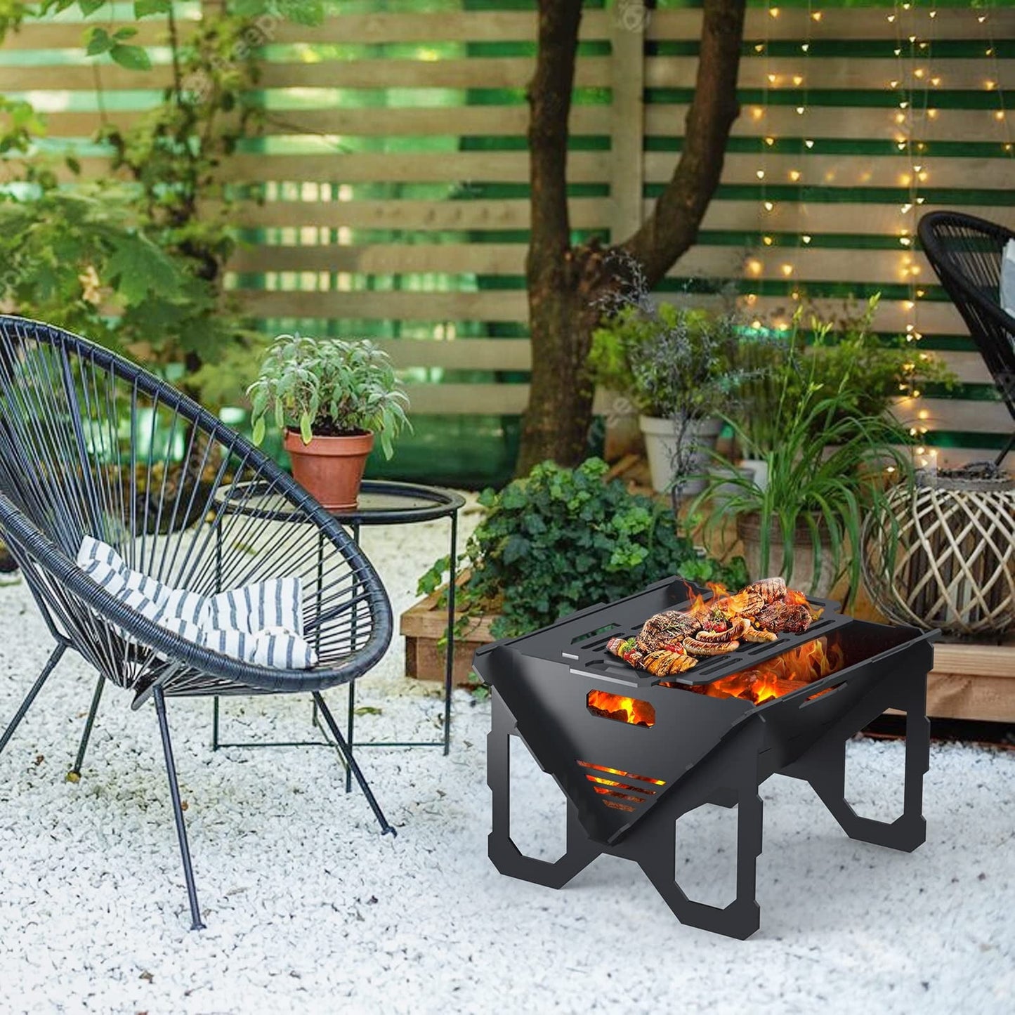 20in 2-in-1 Portable Firepit